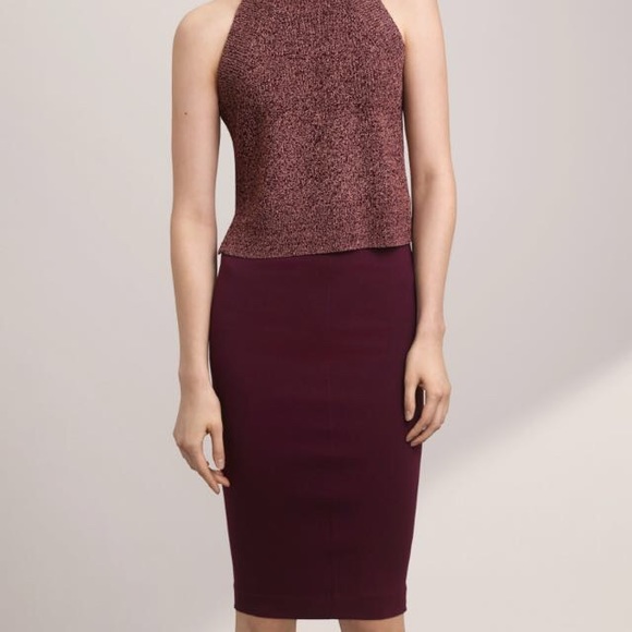 Wilfred Lis Midi Skirt Cabernet Sm - Picture 2 of 6